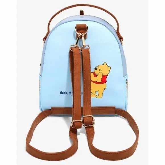 Danielle Nicole Disney Winnie the Pooh Cuckoo Clock Convertible Mini Backpack - Picture 4 of 6